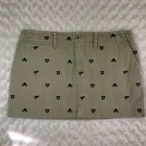 Ralph Lauren Rugby Mini Skirt Skull Crossbones 8